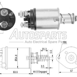 IA9247 - PROTECH, ΜΠΟΥΤΟΝ ΜΙΖΑΣ LUCAS 12V FORD TRANSIT