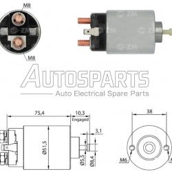 ZM6698 - ZM, ΜΠΟΥΤΟΝ ΜΙΖΑΣ MITSUBISHI 12V 