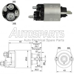ZM705 - ZM, ΜΠΟΥΤΟΝ ΜΙΖΑΣ DENSO 12V DAIHATSU, MAZDA, PIAGGIO, TOYOTA