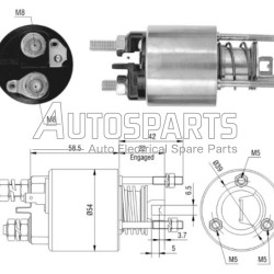 ZM1595 - ZM, ΜΠΟΥΤΟΝ ΜΙΖΑΣ MARELLI 12V 