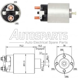 ZM791 - ZM, ΜΠΟΥΤΟΝ ΜΙΖΑΣ MITSUBISHI 12V NISSAN ALMERA, PRIMERA