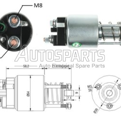 ZM397ZB - ZM, ΜΠΟΥΤΟΝ ΜΙΖΑΣ MARELLI 12V TOYOTA AVENSIS, COROLLA