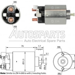 ZM698ZB - ZM, ΜΠΟΥΤΟΝ ΜΙΖΑΣ MITSUBISHI 12V HYUNDAI MAZDA