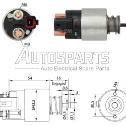 ZM391 -  ZM, ΜΠΟΥΤΟΝ ΜΙΖΑΣ VALEO 12V HYUNDAI, KIA 