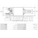 SS4006 - AS-PL, ΜΠΟΥΤΟΝ ΜΙΖΑΣ LUCAS 12V 4 ΒΙΔΕΣ 