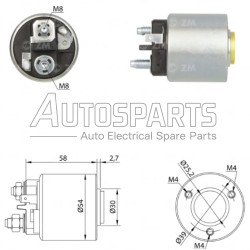 ZM491ZB - ZM, ΜΠΟΥΤΟΝ ΜΙΖΑΣ VALEO 12V CITROEN, FIAT, PEUGEOT, SUZUKI