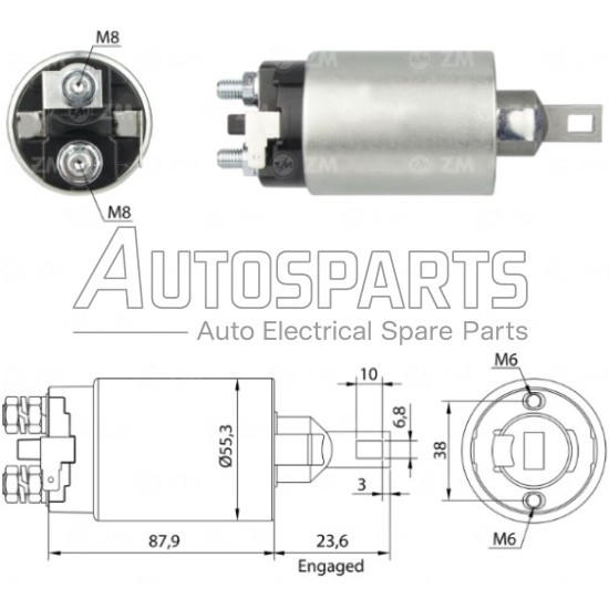 ZM896ZB - ZM, ΜΠΟΥΤΟΝ ΜΙΖΑΣ MITSUBISHI 24V 