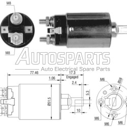 IA9314 - PROTECH, ΜΠΟΥΤΟΝ ΜΙΖΑΣ MITSUBISHI 12V 