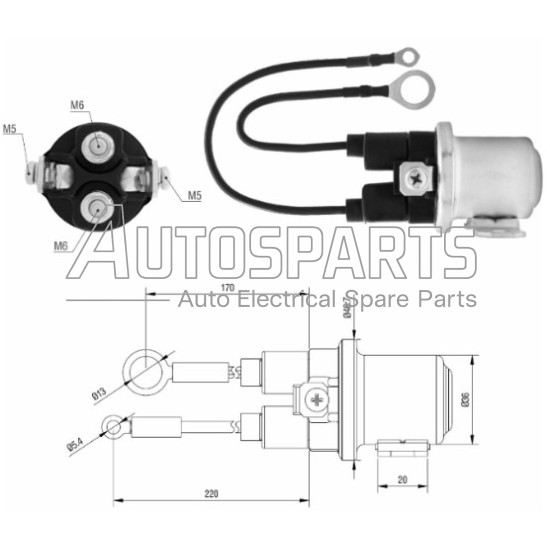 ZM8408 - ZM, ΜΠΟΥΤΟΝ ΜΙΖΑΣ ΕΞΩΤΕΡΙΚΟ 24V 