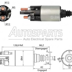 ZM842ZB - ZM, ΜΠΟΥΤΟΝ ΜΙΖΑΣ DELCO REMY 24V MITSUBISHI 