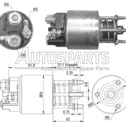 ZM8395 - ZM, ΜΠΟΥΤΟΝ ΜΙΖΑΣ MARELLI 12V NISSAN PRIMERA