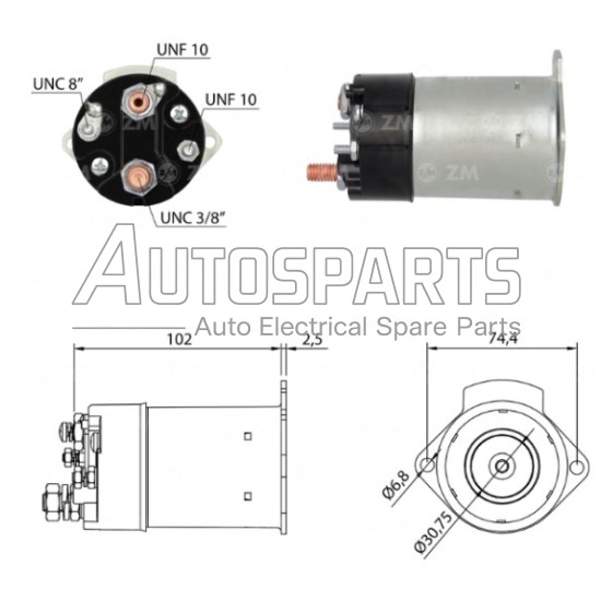 ZM551ZB - ZM, ΜΠΟΥΤΟΝ ΜΙΖΑΣ DELCO REMY 12V ΠΑΛΙΟ ΜΟΝΤΕΛΟ