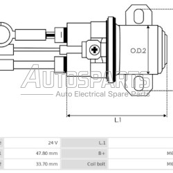 IA9538 - PROTECH, ΜΠΟΥΤΟΝ ΜΙΖΑΣ BOSCH 24V ΒΟΗΘΗΤΙΚΟ 3 ΚΑΛΩΔΙΑ