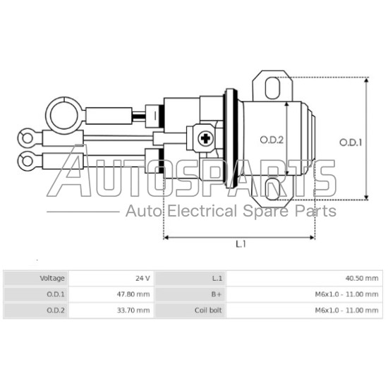 IA9538 - PROTECH, ΜΠΟΥΤΟΝ ΜΙΖΑΣ BOSCH 24V ΒΟΗΘΗΤΙΚΟ 3 ΚΑΛΩΔΙΑ