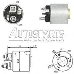 ZM1491ZB - ZM, ΜΠΟΥΤΟΝ ΜΙΖΑΣ VALEO 12V RENAULT