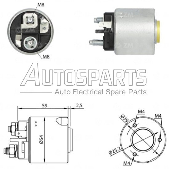 ZM1491ZB - ZM, ΜΠΟΥΤΟΝ ΜΙΖΑΣ VALEO 12V RENAULT