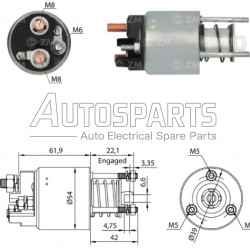 ZM395ZB - ZM, ΜΠΟΥΤΟΝ ΜΙΖΑΣ MARELLI 12V 