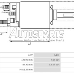 IA9623 - PROTECH, ΜΠΟΥΤΟΝ ΜΙΖΑΣ DENSO 12V 