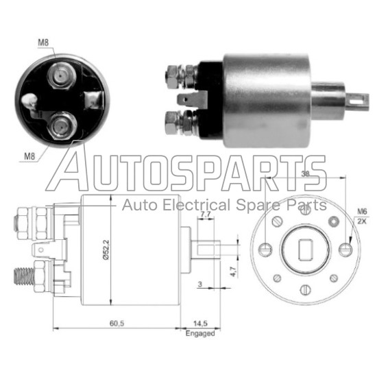 ZM4719 - ZM, ΜΠΟΥΤΟΝ ΜΙΖΑΣ HITACHI 12V 