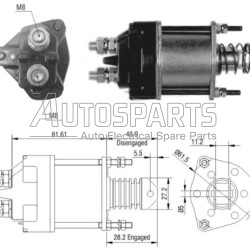 ZM1650 - ZM, ΜΠΟΥΤΟΝ ΜΙΖΑΣ MARELLI LADA 12V 1200-1500, 1200-1600, NIVA, NOVA, NOVA