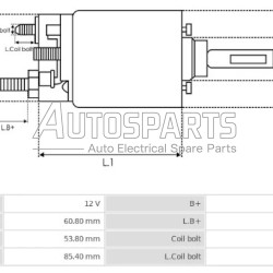 MSX100KIT - MAHLE, ΜΠΟΥΤΟΝ ΜΙΖΑΣ ISKRA 12V 