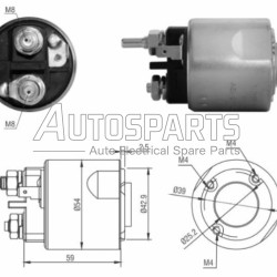 ZM7495 - ZM, ΜΠΟΥΤΟΝ ΜΙΖΑΣ VALEO 12V