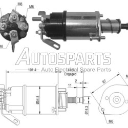 66-9208 - WAIGLOBAL, ΜΠΟΥΤΟΝ ΜΙΖΑΣ LUCAS 12V FORD TRANSIT