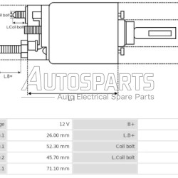 2339305064 - BOSCH, ΜΠΟΥΤΟΝ ΜΙΖΑΣ BOSCH 12V MERCEDES