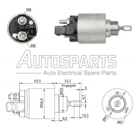 134824 - CARGO, ΜΠΟΥΤΟΝ ΜΙΖΑΣ BOSCH 12V AUDI, SEAT, SKODA, VW