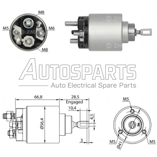 ZM475 - ZM, ΜΠΟΥΤΟΝ ΜΙΖΑΣ BOSCH 12V BMW 