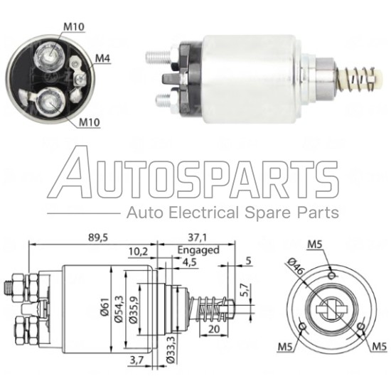 ZM647 - ZM, ΜΠΟΥΤΟΝ ΜΙΖΑΣ BOSCH 24V 