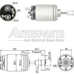 ZM643 - ZM, ΜΠΟΥΤΟΝ ΜΙΖΑΣ BOSCH 12V ΚΑΡΟΥΛΙ 