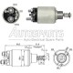 ZM538 - ZM, ΜΠΟΥΤΟΝ ΜΙΖΑΣ BOSCH 12V 3 ΤΡΥΠΕΣ 