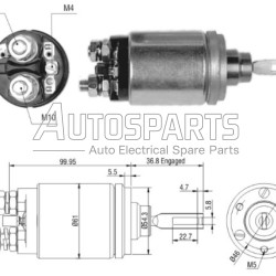 ZM742 - ZM, ΜΠΟΥΤΟΝ ΜΙΖΑΣ BOSCH 12V 2-3ΤΡΥΠΕΣ ΜΑΚΡΥ ΕΜΒΟΛΟ