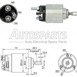 ZM6381 - ZM, ΜΠΟΥΤΟΝ ΜΙΖΑΣ BOSCH 12V IVECO DAILY, UZA PATRIOT