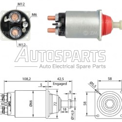 ZM833 - ZM, ΜΠΟΥΤΟΝ ΜΙΖΑΣ BOSCH 24V SCANIA