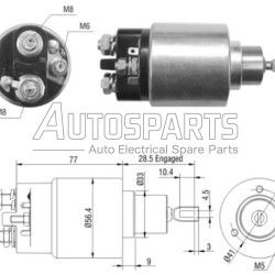 ZM6973 - ZM, ΜΠΟΥΤΟΝ ΜΙΖΑΣ BOSCH 12V