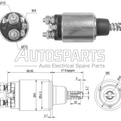 2339402140 - BOSCH, ΜΠΟΥΤΟΝ ΜΙΖΑΣ BOSCH 12V NEW HOLLAND 