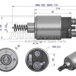 9600010EX - ΜΠΟΥΤΟΝ ΜΙΖΑΣ URSUS 12V