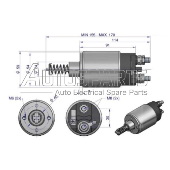 9600010EX - ΜΠΟΥΤΟΝ ΜΙΖΑΣ URSUS 12V 9600010EX - ΜΠΟΥΤΟΝ ΜΙΖΑΣ URSUS 12V
