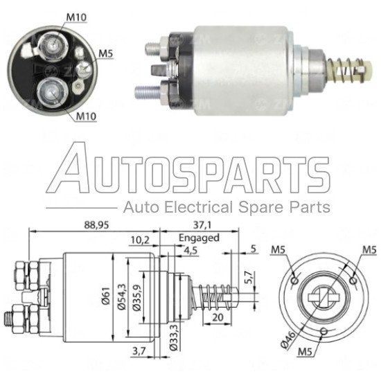 331402010 - BOSCH, ΜΠΟΥΤΟΝ ΜΙΖΑΣ BOSCH 24V
