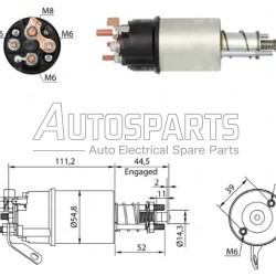 ZM610 - ERA, ΜΠΟΥΤΟΝ ΜΙΖΑΣ LUCAS 12V 4 ΒΙΔΕΣ