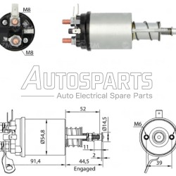 IA9209 - PROTECH, ΜΠΟΥΤΟΝ ΜΙΖΑΣ LUCAS 12V 2 ΒΙΔΕΣ 