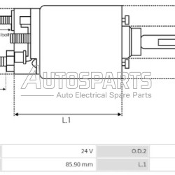 IA9144 - PROTECH, ΜΠΟΥΤΟΝ ΜΙΖΑΣ BOSCH 24V FKB ΕΠΑΝΩ (ΨΥΧΡΗΣ) 