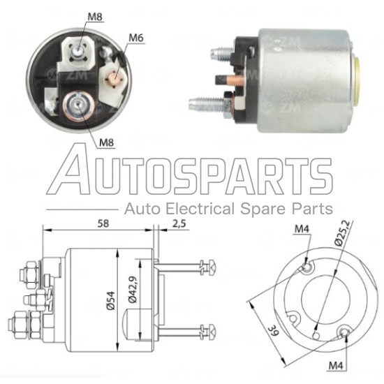 ZM495ZB - ZM, ΜΠΟΥΤΟΝ ΜΙΖΑΣ VALEO 12V
