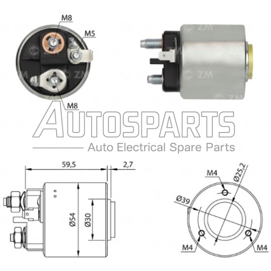 ZM492ZB - ZM, ΜΠΟΥΤΟΝ ΜΙΖΑΣ VALEO 12V
