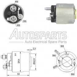 ZM498ZB - ZM, ΜΠΟΥΤΟΝ ΜΙΖΑΣ VALEO 12V FORD FIESTA, KA