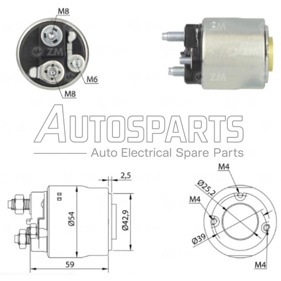 ZM498ZB - ZM, ΜΠΟΥΤΟΝ ΜΙΖΑΣ VALEO 12V FORD FIESTA, KA