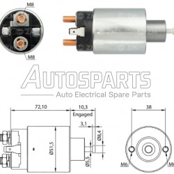 66-8326 - WAIGLOBAL, ΜΠΟΥΤΟΝ ΜΙΖΑΣ MITSUBISHI 12V