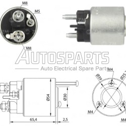 ZM496ZB - ZM, ΜΠΟΥΤΟΝ ΜΙΖΑΣ VALEO 12V CITROEN, FIAT, LANCIA, PEUGEOT